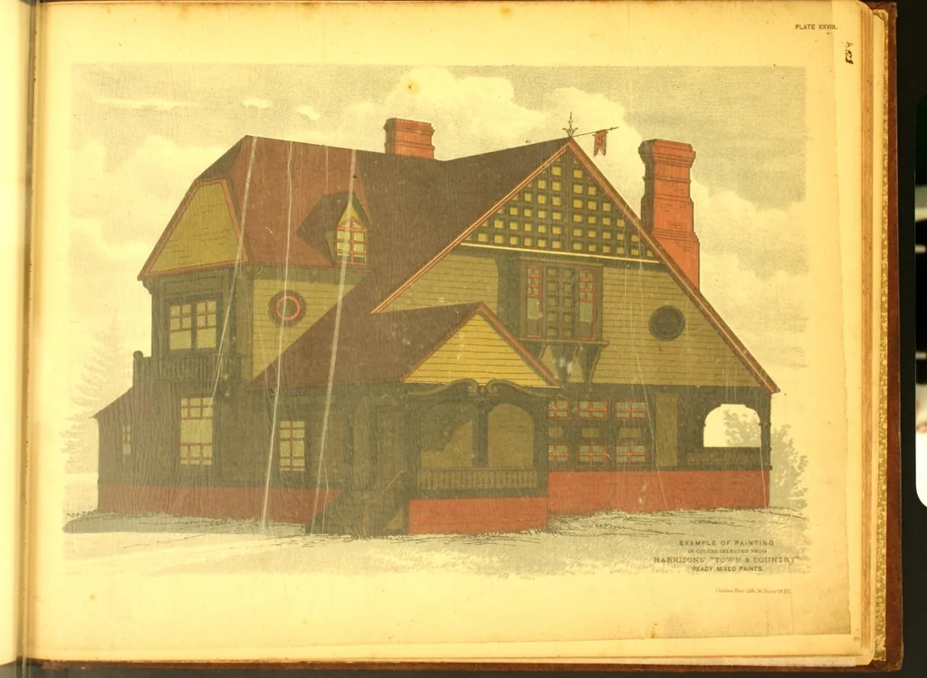 An illustration from Town and country house painting : containing hints on painting and other useful information., 1884, leaf 170