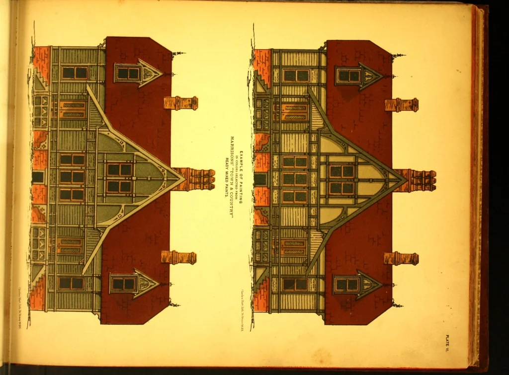 An illustration from Town and country house painting : containing hints on painting and other useful information., 1884, leaf 50