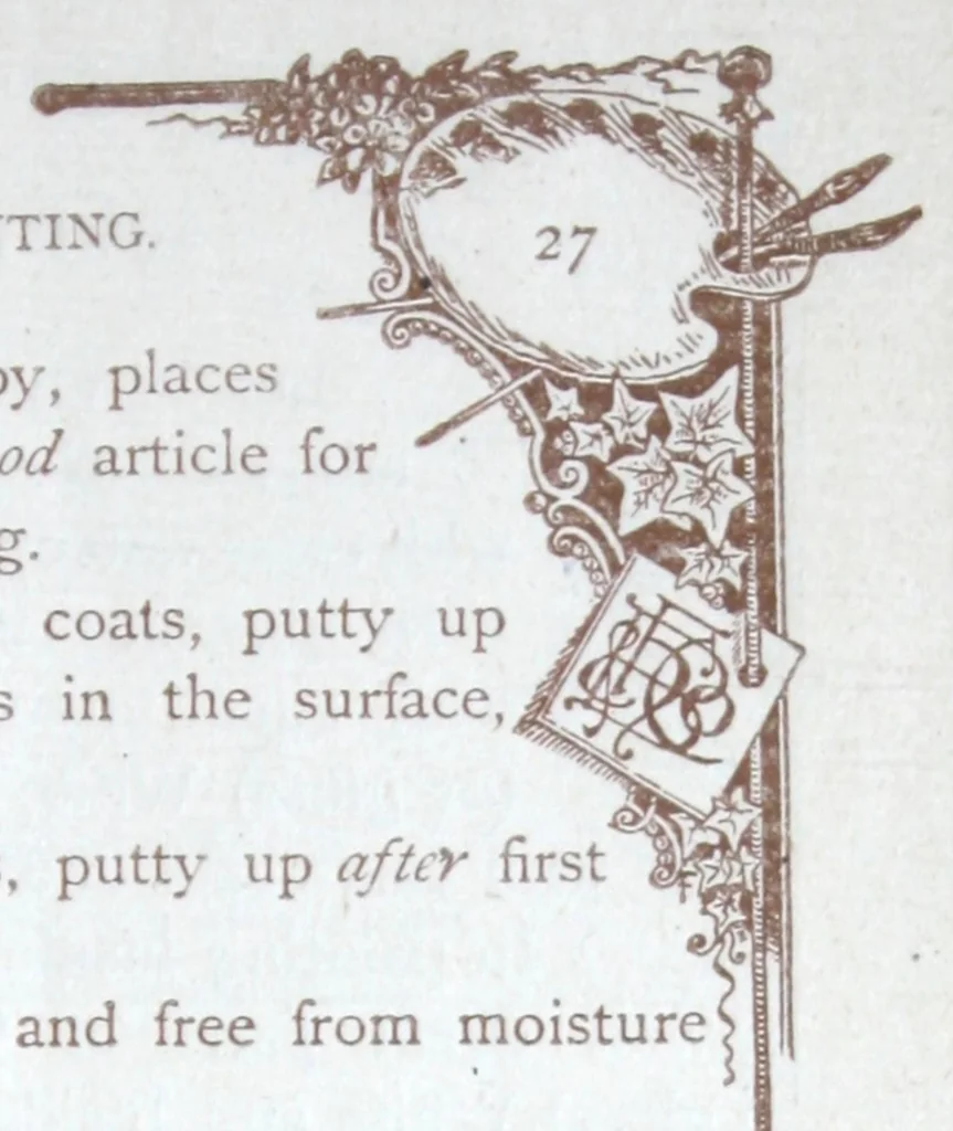 An illustration from Town and country house painting : containing hints on painting and other useful information., 1884, leaf 28