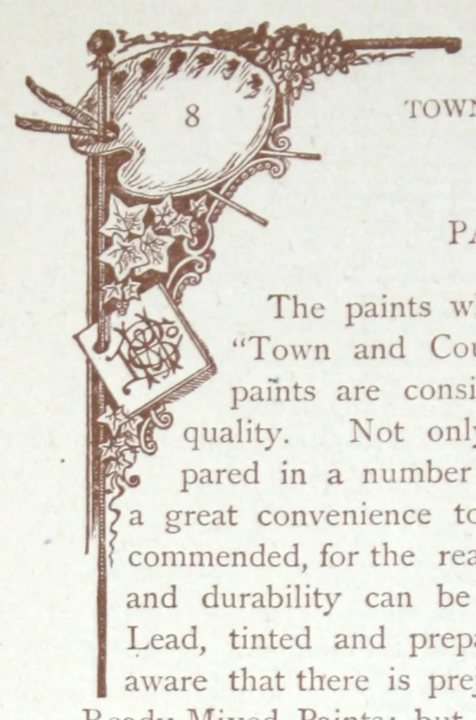 An illustration from Town and country house painting : containing hints on painting and other useful information., 1884, leaf 9