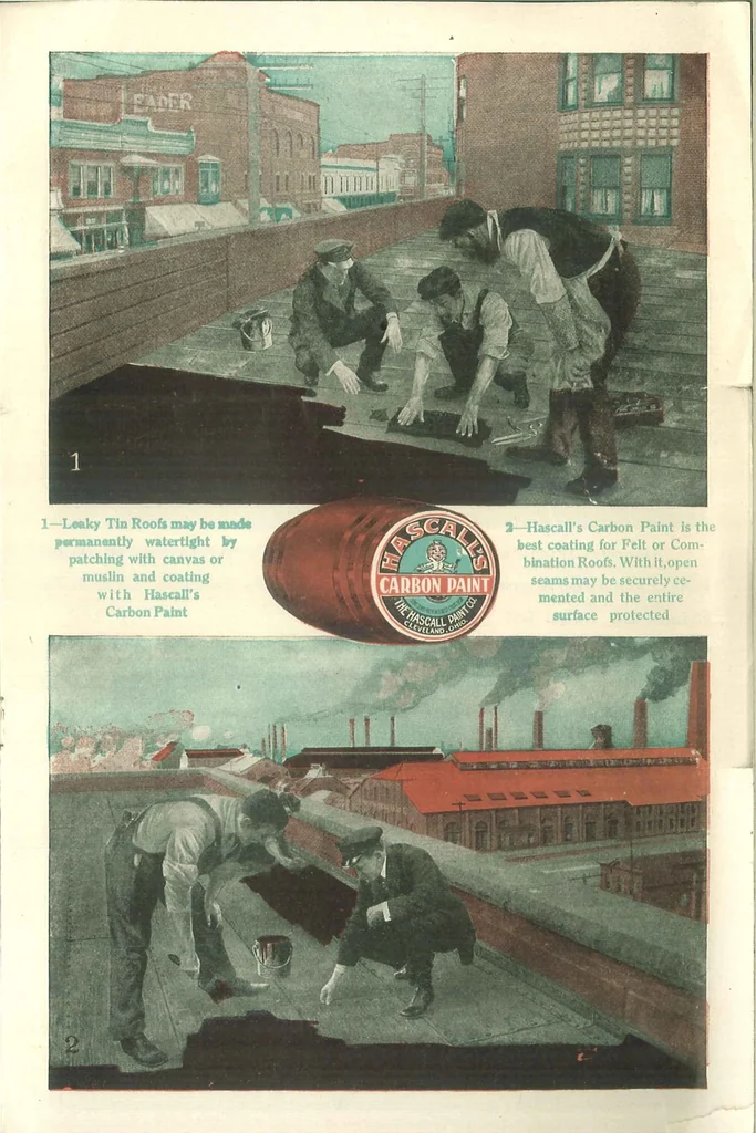 An illustration from Hascall's original carbon paint., 1910, leaf 2