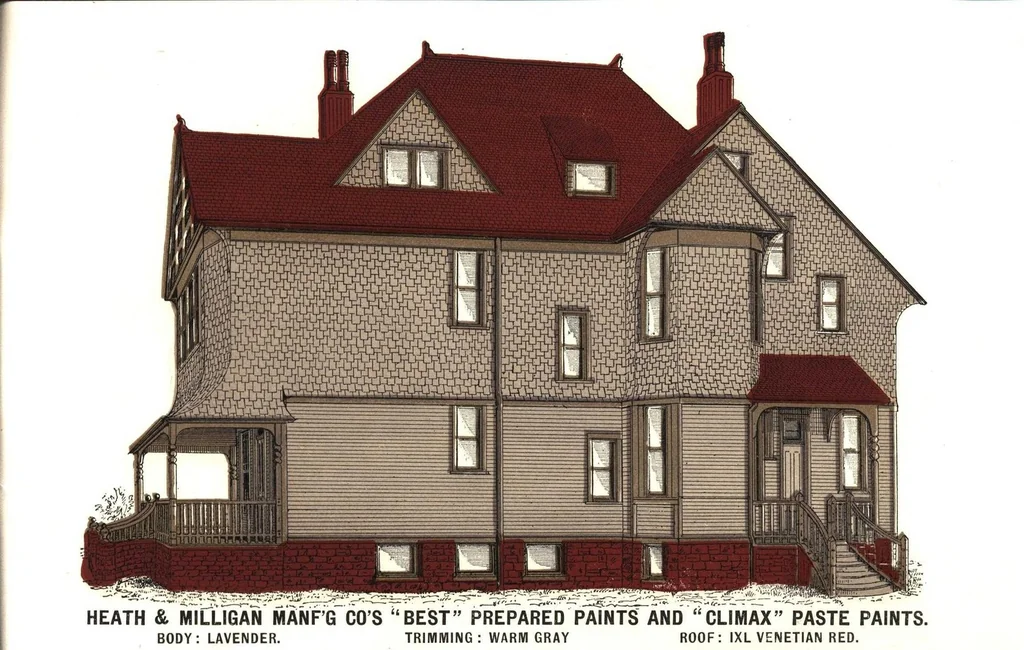 An illustration from Heath & Milligan House Paint, 1890, leaf 36
