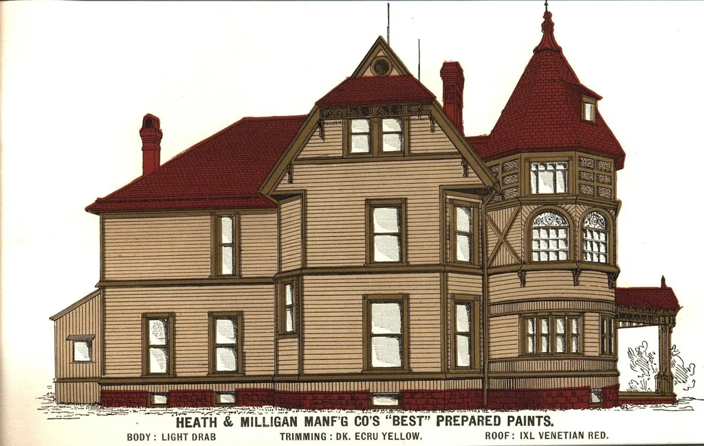 An illustration from Heath & Milligan House Paint, 1890, leaf 4