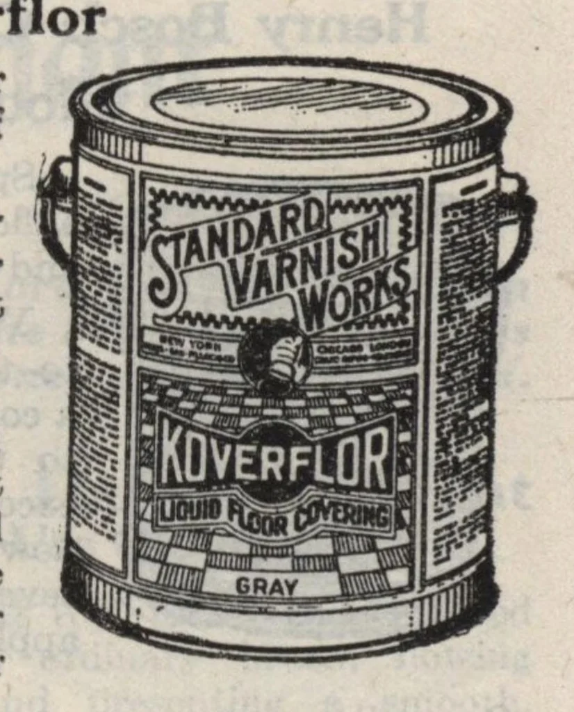 An illustration from Henry Bosch Compny's monthly bulletin : painters' and paper hangers' trade journal., 1925, leaf 31