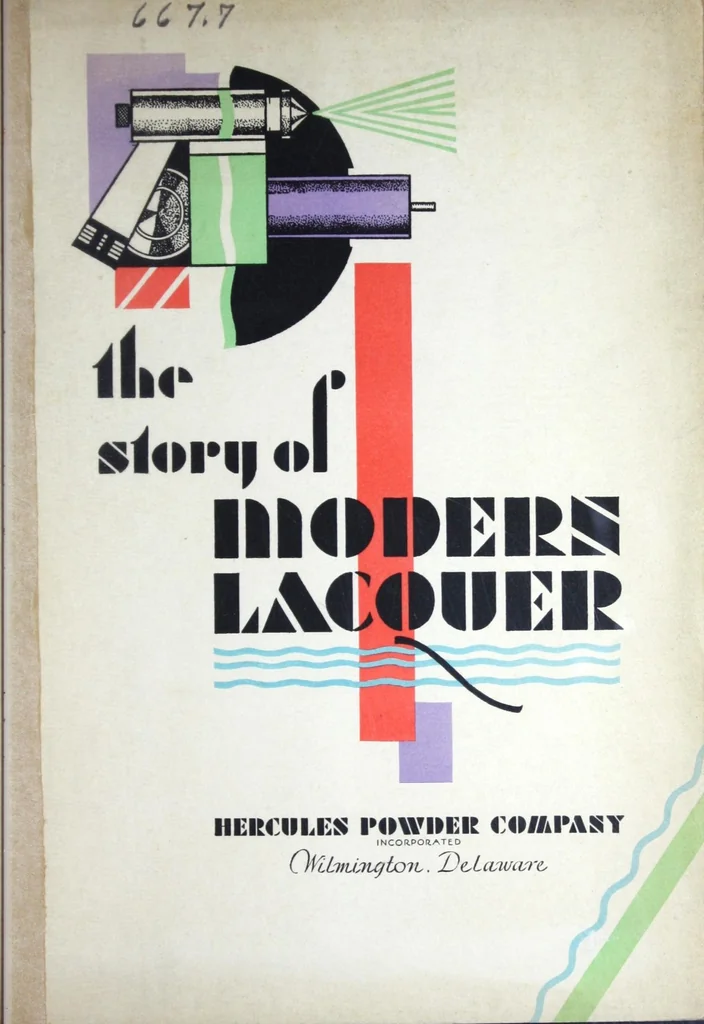 An illustration from The story of modern lacquer., 1930, leaf 0