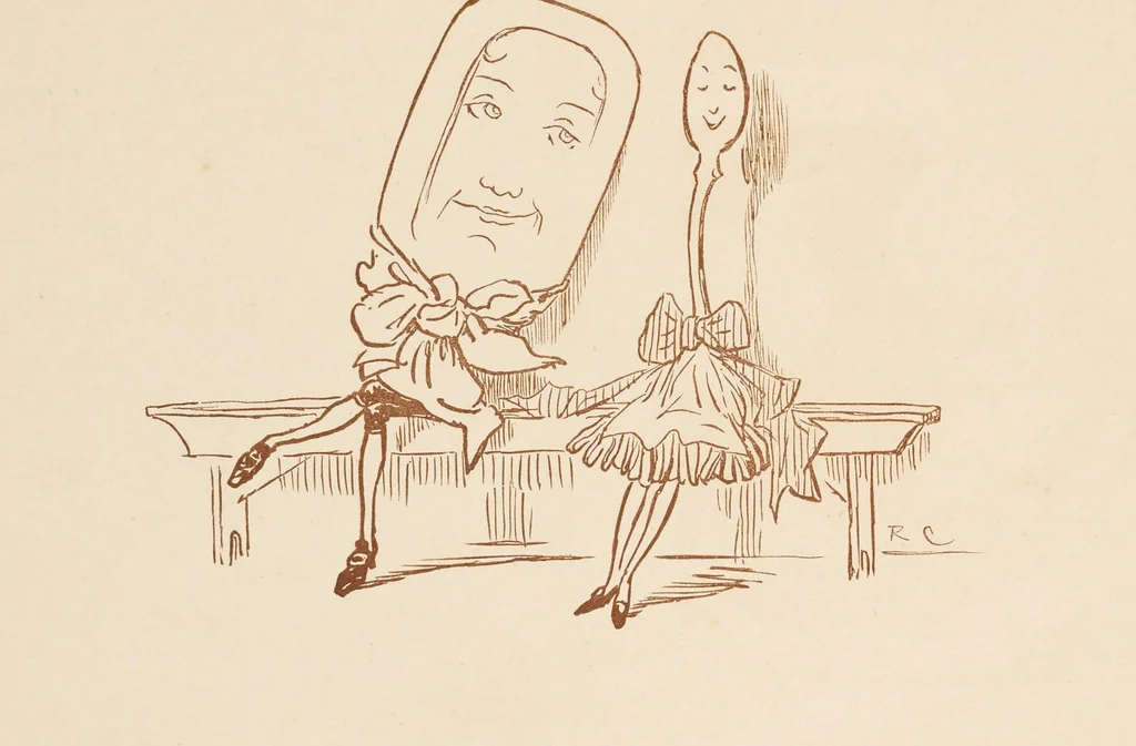 An illustration from Hey diddle diddle and Baby bunting, 1882, leaf 13