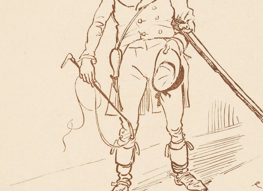 An illustration from Hey diddle diddle and Baby bunting, 1882, leaf 18