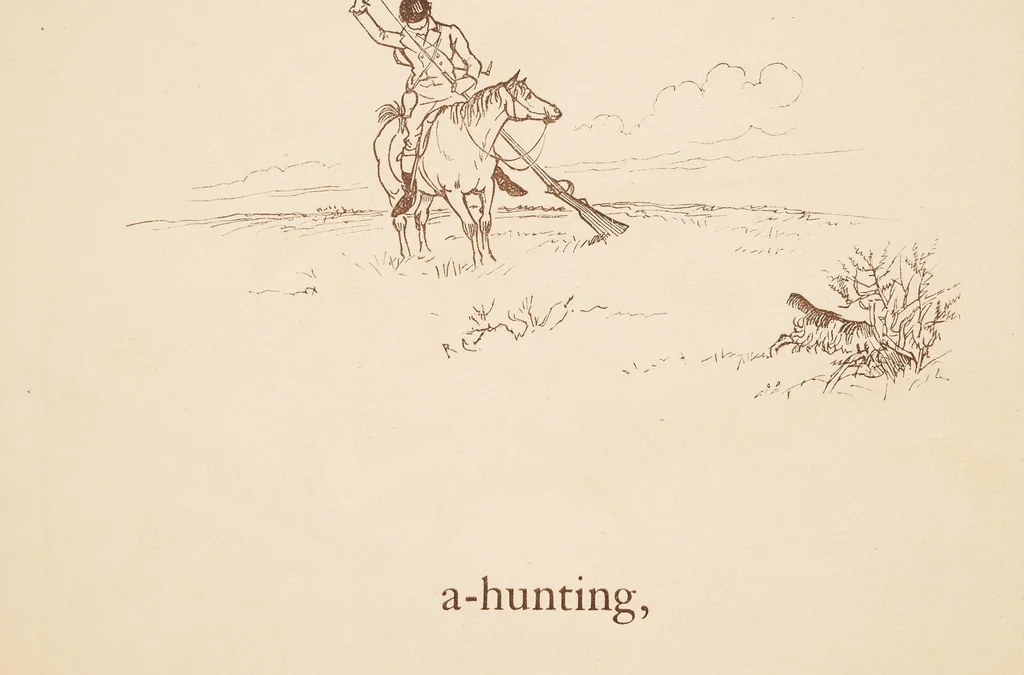 An illustration from Hey diddle diddle and Baby bunting, 1882, leaf 20