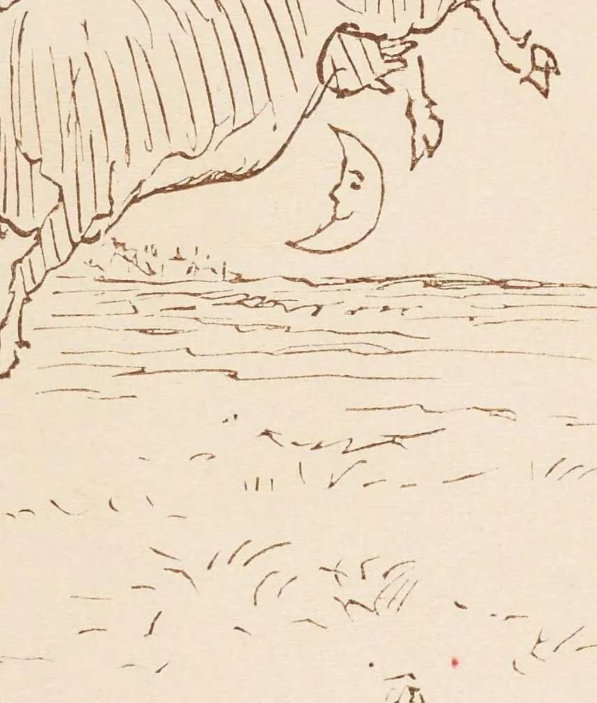 An illustration from Hey diddle diddle and Baby bunting, 1882, leaf 9