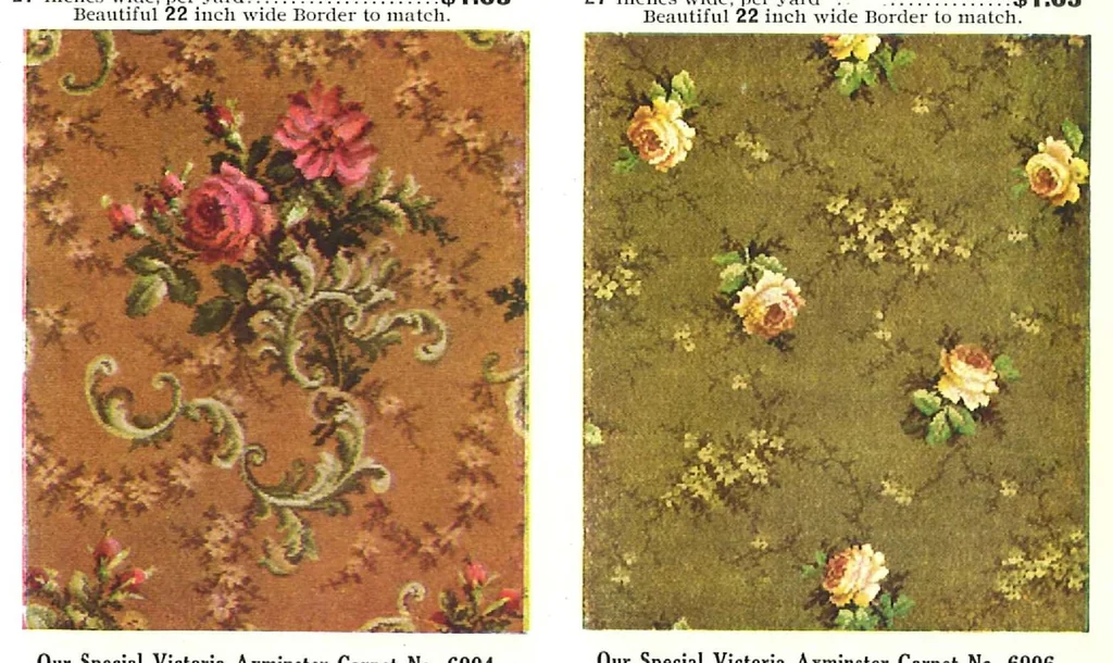 An illustration from Hilger Bros. : rugs, carpets, linoleums, lace curtains, mattings, shades, 1910, leaf 38