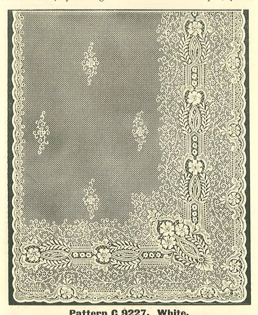 An illustration from Hilger Bros. : rugs, carpets, linoleums, lace curtains, mattings, shades, 1910, leaf 72