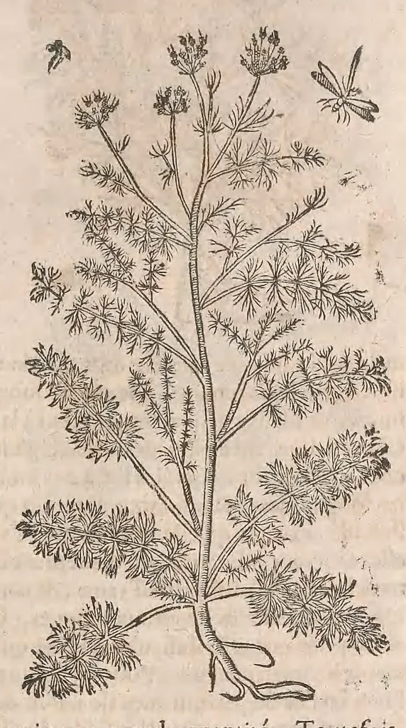 An illustration from Histoire generale des plantes : contenant XVIII livres egalement de partis en deux tomes, 1653, leaf 607