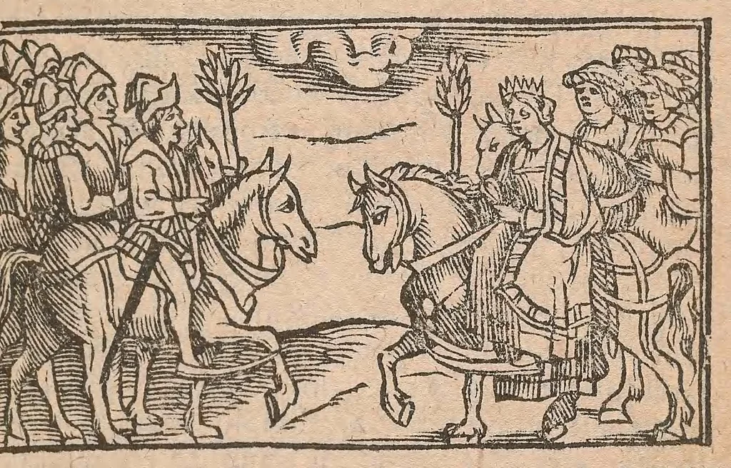 An illustration from Historiae de gentibus septentrionalibus, 1557, leaf 405