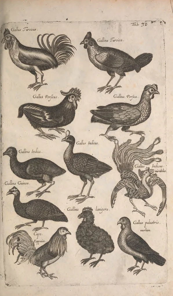 An illustration from Historiae naturalis de quadrupetibus libri : cum aeneis figuris; [Historiae naturalis de serpentibus libri II ; Historiae naturalis de insectis libri III ; Historiae naturalis de exanguibus aquaticis libri IV ; Historiae naturalis de piscibus et cetis libri V ; Historiae naturalis de avibus libri VI], 1650, leaf 146