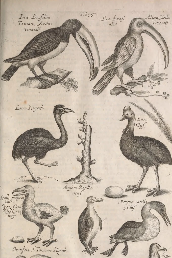 An illustration from Historiae naturalis de quadrupetibus libri : cum aeneis figuris; [Historiae naturalis de serpentibus libri II ; Historiae naturalis de insectis libri III ; Historiae naturalis de exanguibus aquaticis libri IV ; Historiae naturalis de piscibus et cetis libri V ; Historiae naturalis de avibus libri VI], 1650, leaf 290