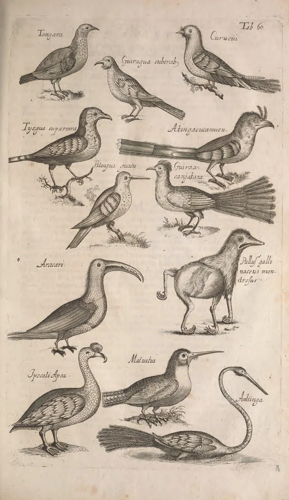 An illustration from Historiae naturalis de quadrupetibus libri : cum aeneis figuris; [Historiae naturalis de serpentibus libri II ; Historiae naturalis de insectis libri III ; Historiae naturalis de exanguibus aquaticis libri IV ; Historiae naturalis de piscibus et cetis libri V ; Historiae naturalis de avibus libri VI], 1650, leaf 330