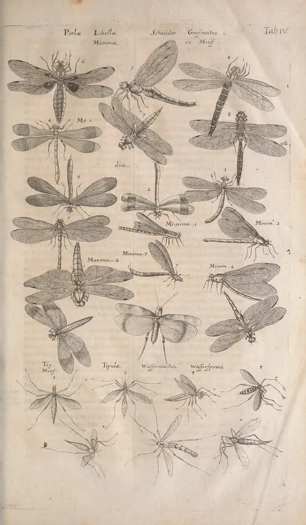 An illustration from Historiae naturalis de quadrupetibus libri : cum aeneis figuris; [Historiae naturalis de serpentibus libri II ; Historiae naturalis de insectis libri III ; Historiae naturalis de exanguibus aquaticis libri IV ; Historiae naturalis de piscibus et cetis libri V ; Historiae naturalis de avibus libri VI], 1650, leaf 862