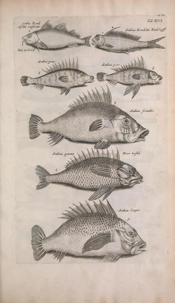 An illustration from Historiae naturalis de quadrupedibus libri : cum aeneis figuris, 1657, leaf 205