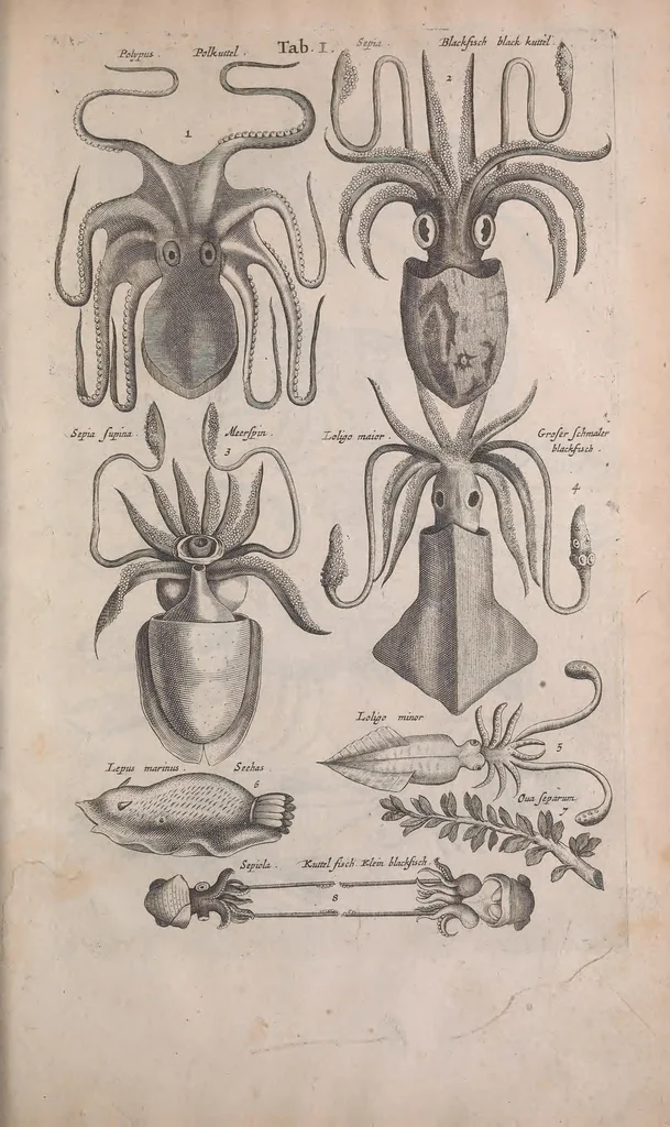 An illustration from Historiae naturalis de quadrupedibus libri : cum aeneis figuris, 1657, leaf 329