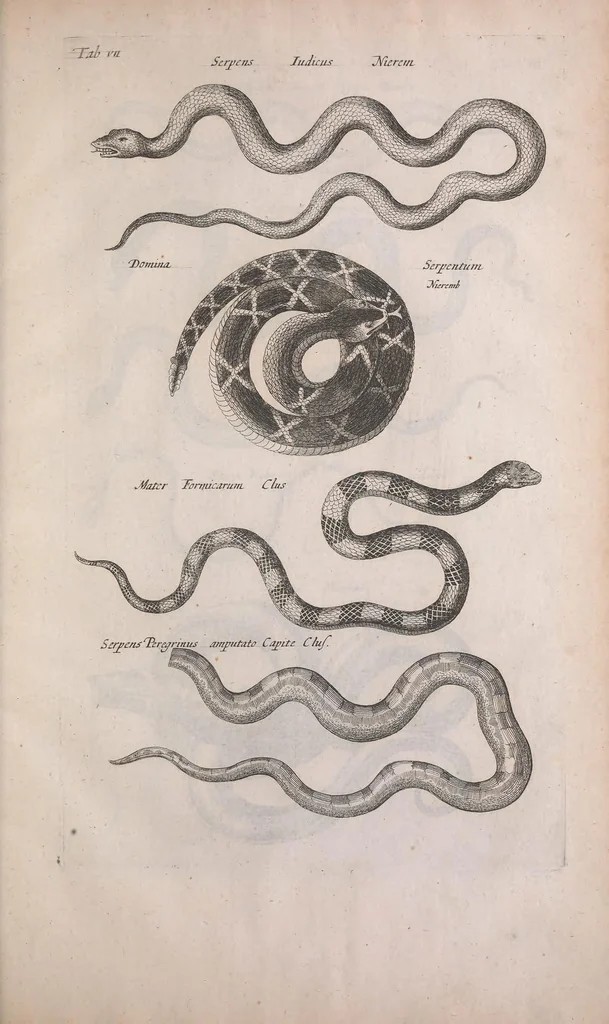 An illustration from Historiae naturalis de quadrupedibus libri : cum aeneis figuris, 1657, leaf 421