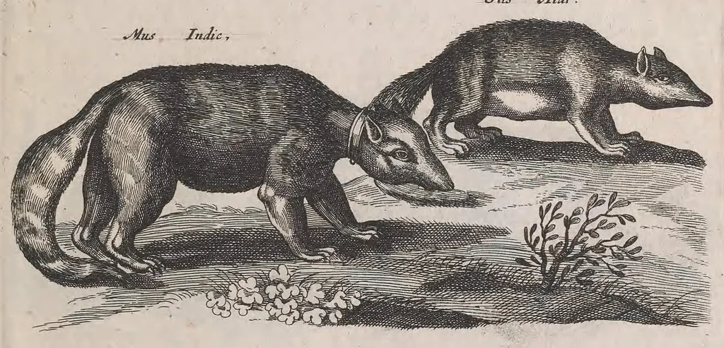 An illustration from Historiae naturalis de quadrupedibus libri : cum aeneis figuris, 1657, leaf 247