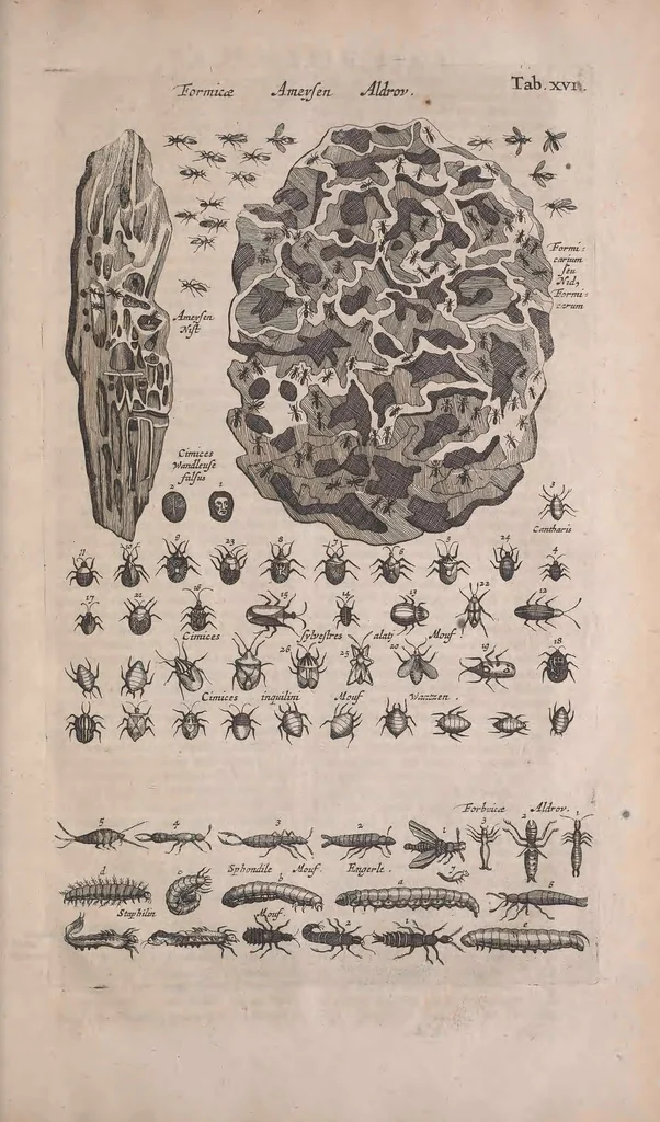 An illustration from Historiae naturalis de quadrupedibus libri : cum aeneis figuris, 1657, leaf 459