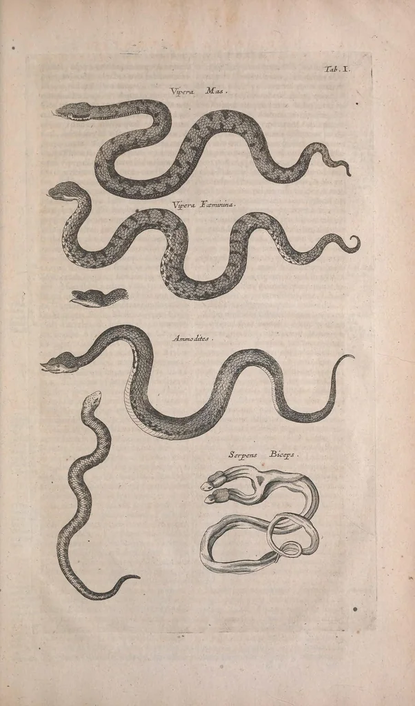 An illustration from Historiae naturalis de quadrupedibus libri : cum aeneis figuris, 1657, leaf 561