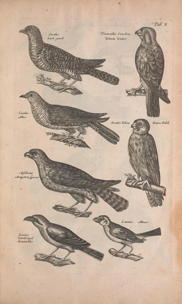 An illustration from Historiae naturalis de quadrupedibus libri : cum aeneis figuris, 1657, leaf 205