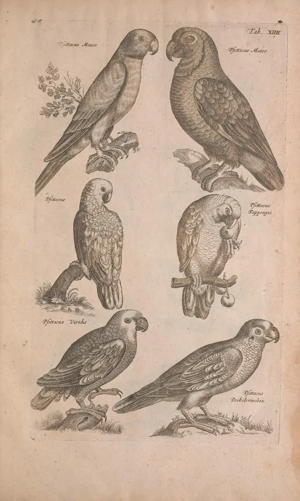 An illustration from Historiae naturalis de quadrupedibus libri : cum aeneis figuris, 1657, leaf 213