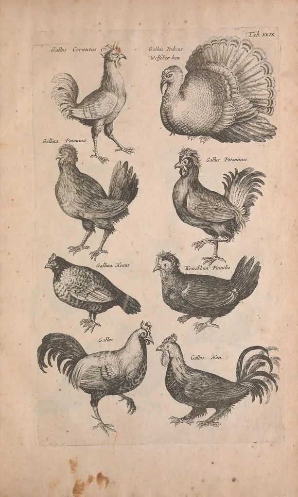 An illustration from Historiae naturalis de quadrupedibus libri : cum aeneis figuris, 1657, leaf 243