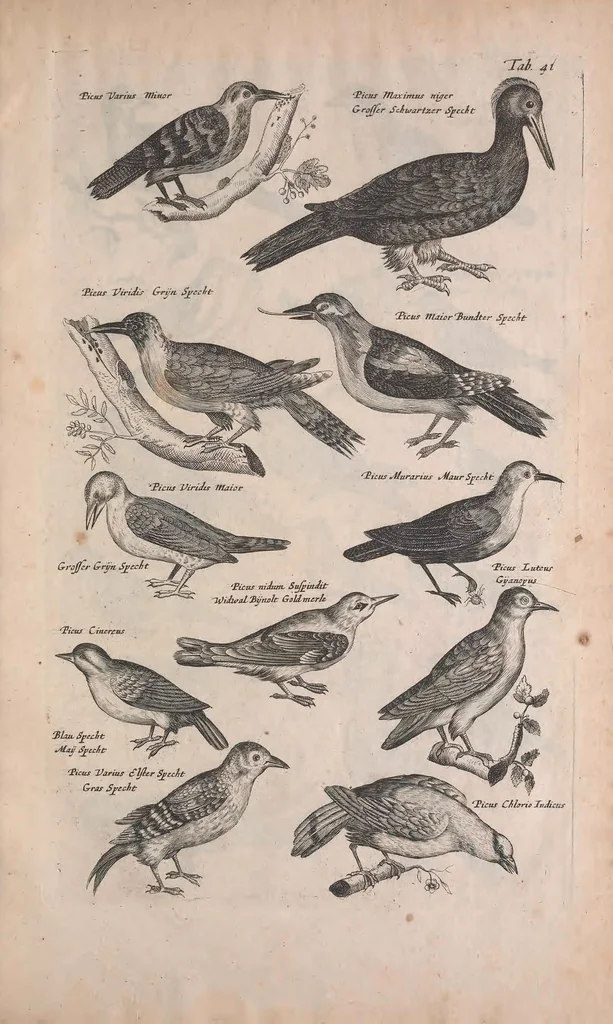 An illustration from Historiae naturalis de quadrupedibus libri : cum aeneis figuris, 1657, leaf 267