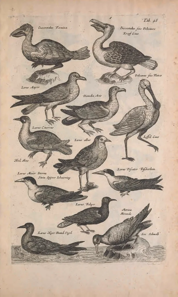 An illustration from Historiae naturalis de quadrupedibus libri : cum aeneis figuris, 1657, leaf 277