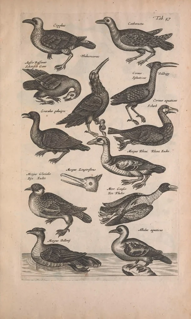 An illustration from Historiae naturalis de quadrupedibus libri : cum aeneis figuris, 1657, leaf 279