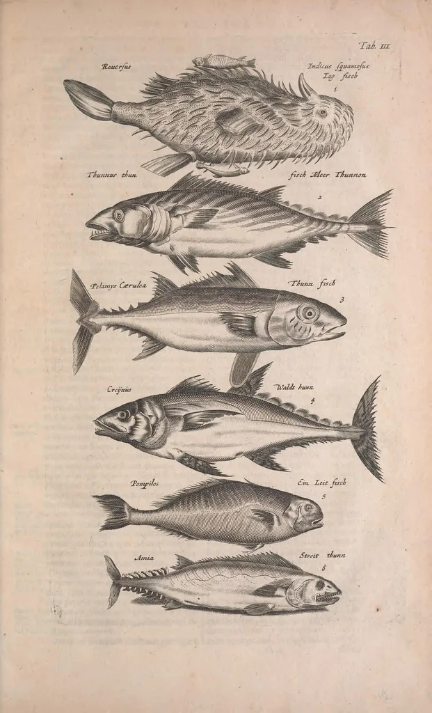 An illustration from Historiae naturalis de quadrupedibus libri : cum aeneis figuris, 1657, leaf 23