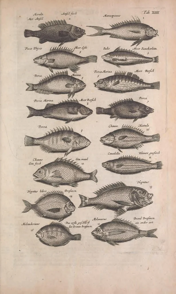 An illustration from Historiae naturalis de quadrupedibus libri : cum aeneis figuris, 1657, leaf 69