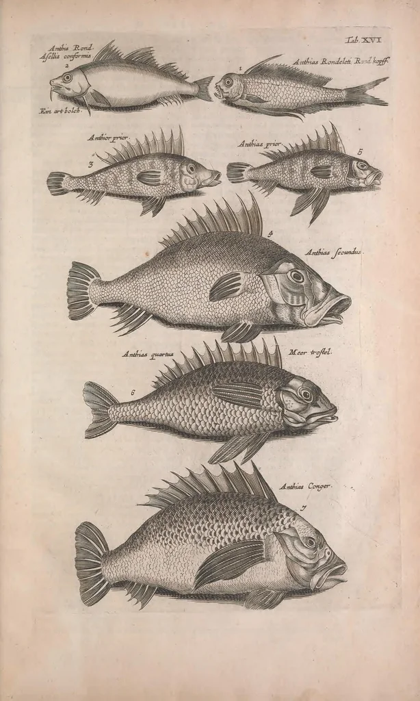 An illustration from Historiae naturalis de quadrupedibus libri : cum aeneis figuris, 1657, leaf 77