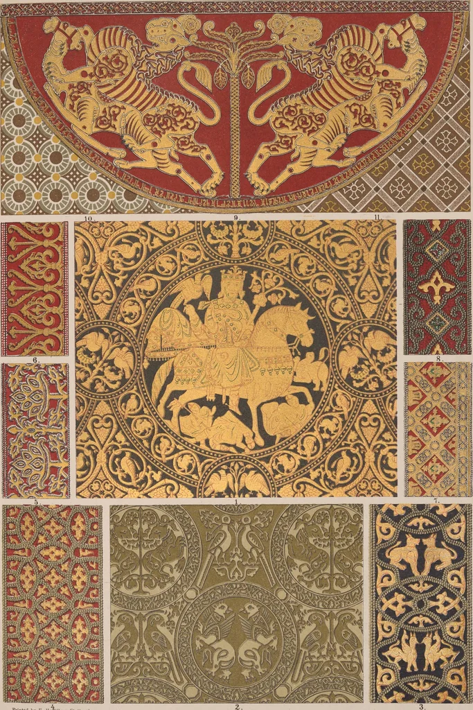 An illustration from Historic styles of ornament, 1898, leaf 114
