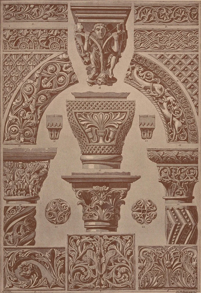 An illustration from Historic styles of ornament, 1898, leaf 116