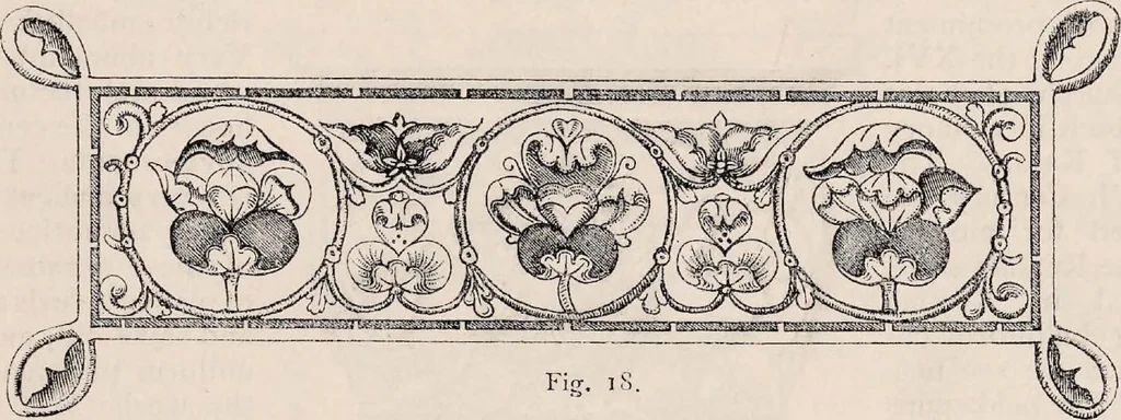 An illustration from Historic styles of ornament, 1898, leaf 118