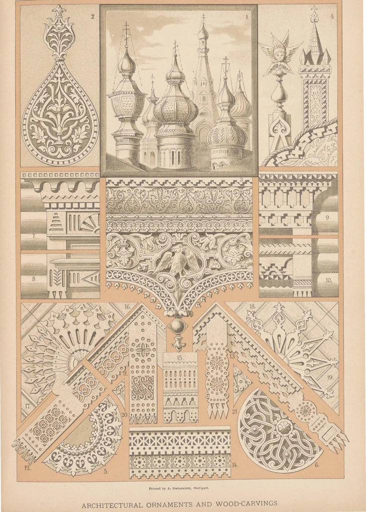 An illustration from Historic styles of ornament, 1898, leaf 122