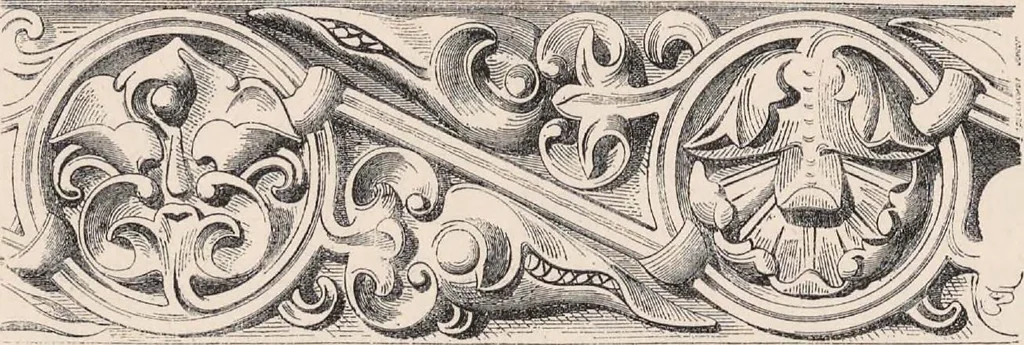 An illustration from Historic styles of ornament, 1898, leaf 124