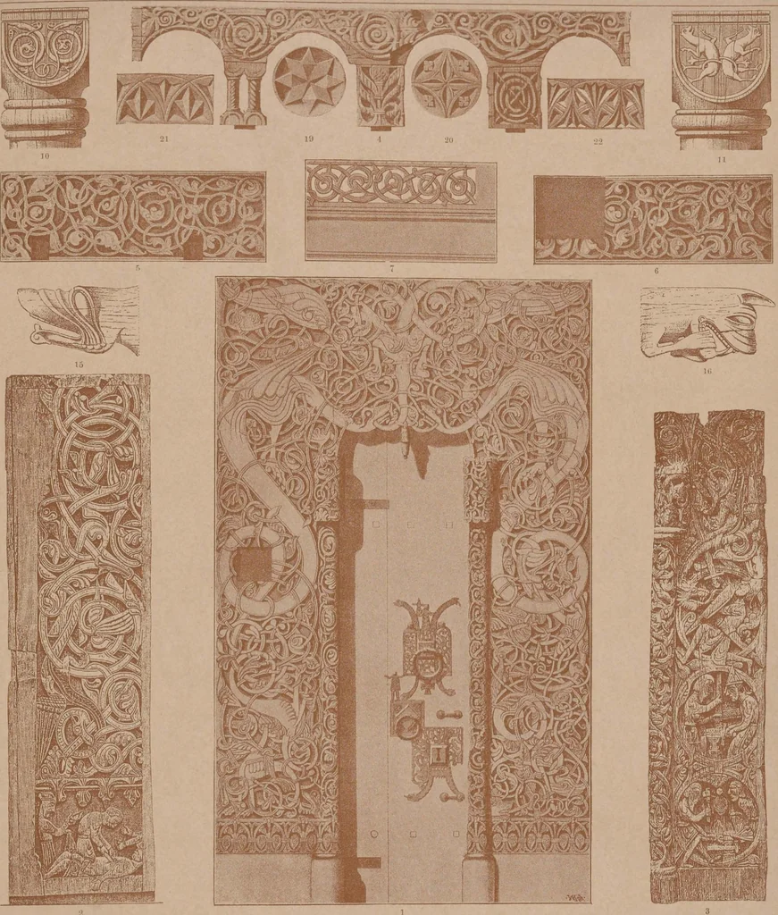 An illustration from Historic styles of ornament, 1898, leaf 128