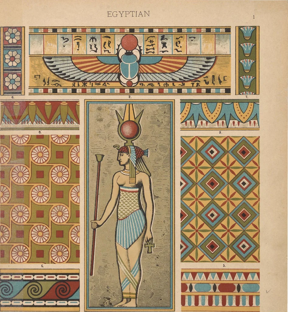 An illustration from Historic styles of ornament, 1898, leaf 14