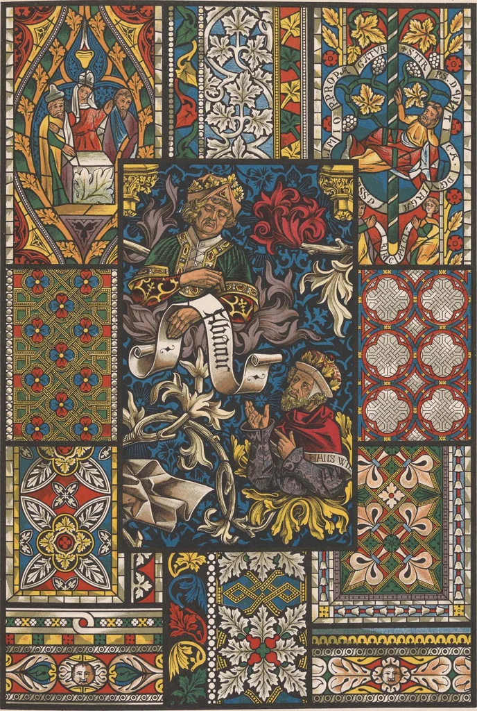 An illustration from Historic styles of ornament, 1898, leaf 146