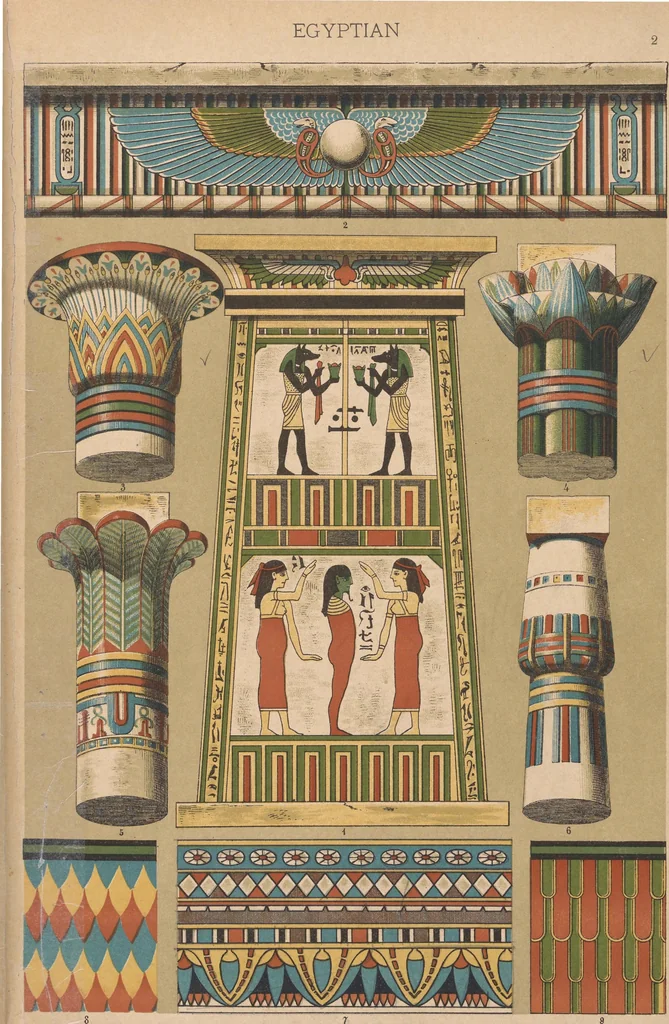 An illustration from Historic styles of ornament, 1898, leaf 16