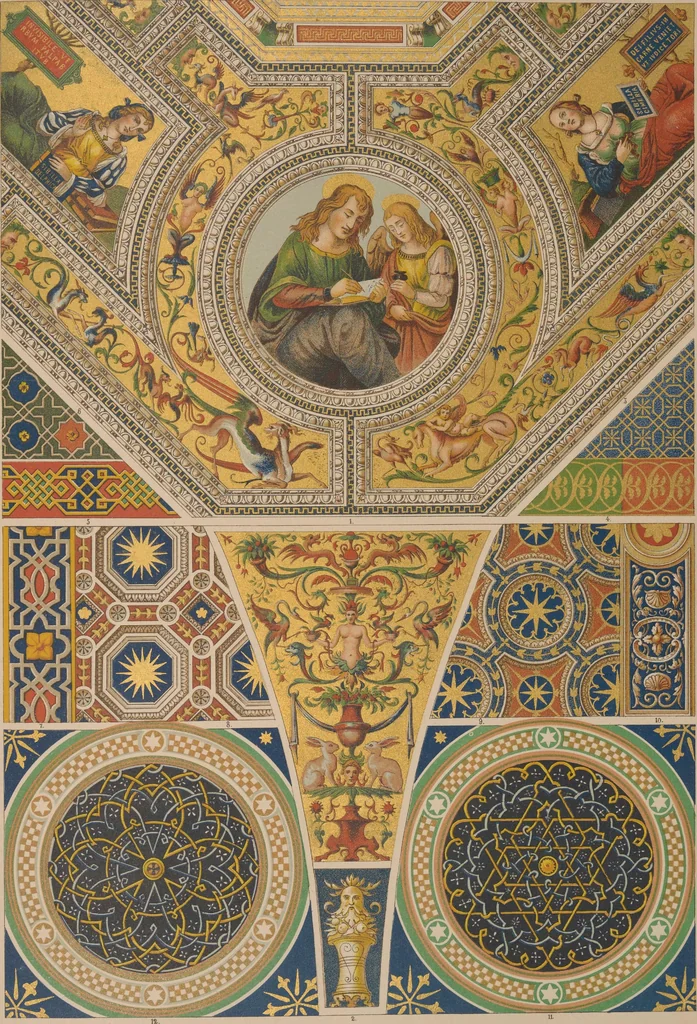An illustration from Historic styles of ornament, 1898, leaf 174