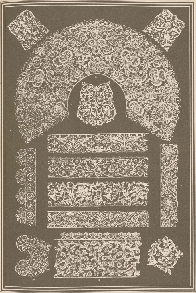 An illustration from Historic styles of ornament, 1898, leaf 176