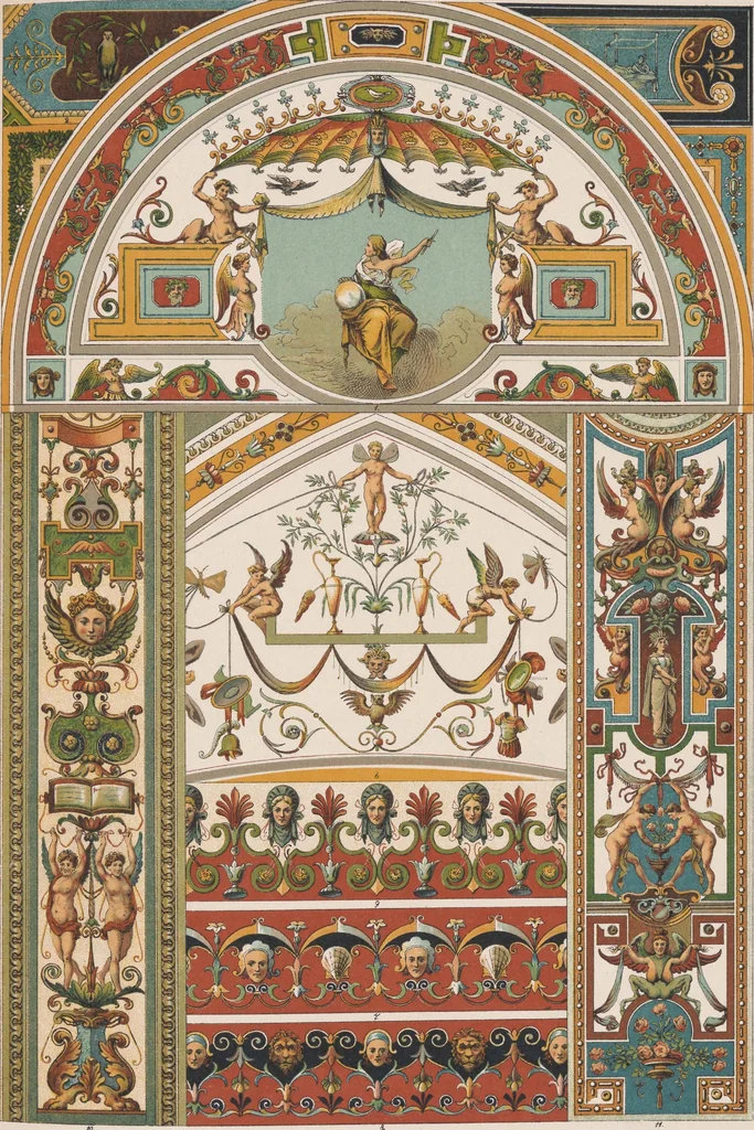 An illustration from Historic styles of ornament, 1898, leaf 198