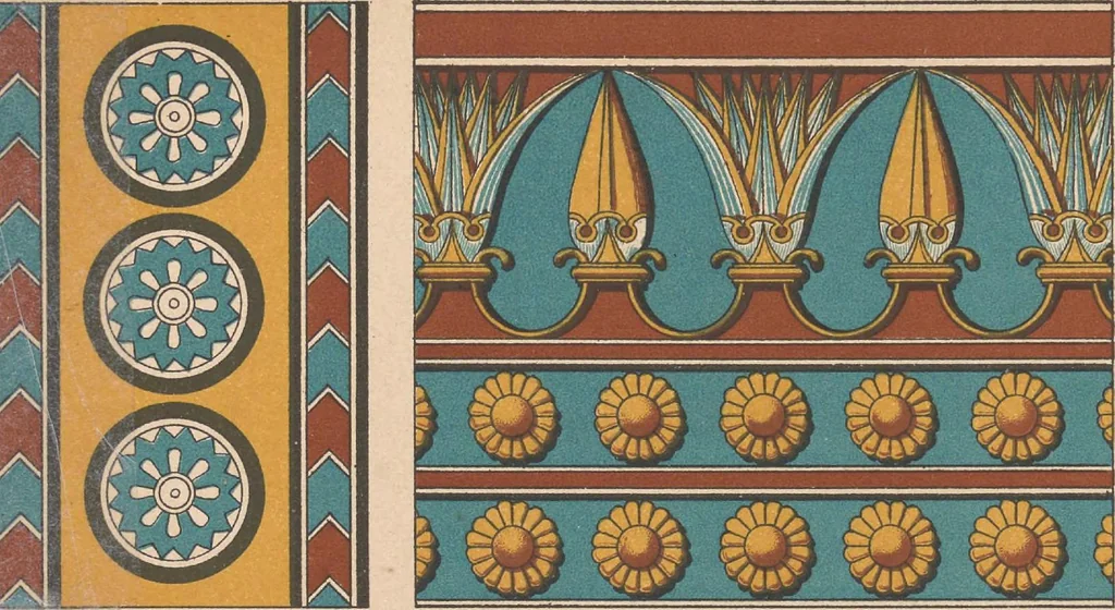 An illustration from Historic styles of ornament, 1898, leaf 20