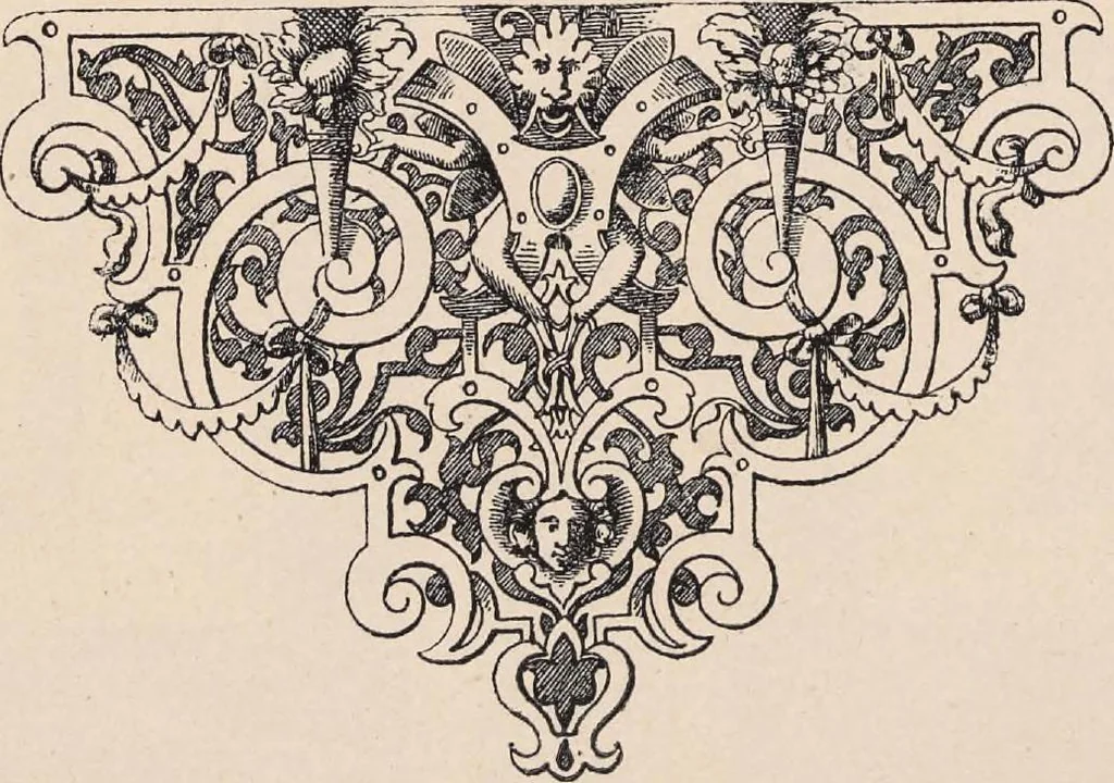An illustration from Historic styles of ornament, 1898, leaf 202